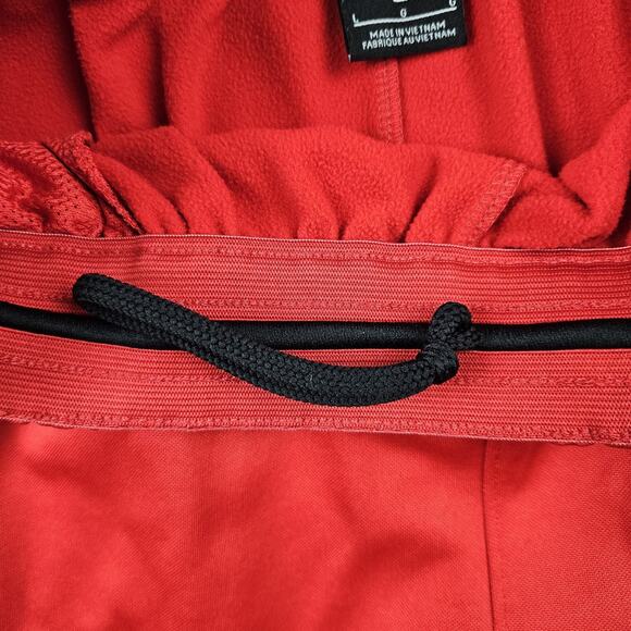 Nike Therma Fit Basketball Shorts‎ Men's L Dri-Fit Athletic Red/Black Big Swoosh - Picture 3 of 9